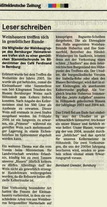 Pressebeitrag MZ